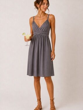 LOFT Twist Front Dress